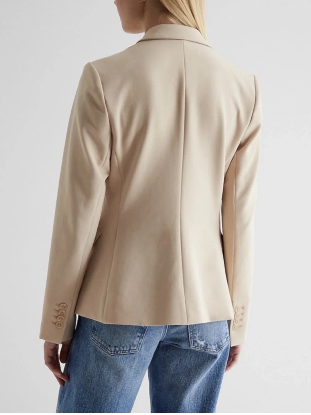 Express Sandstone Tailored Blazer - Picture 2 of 5